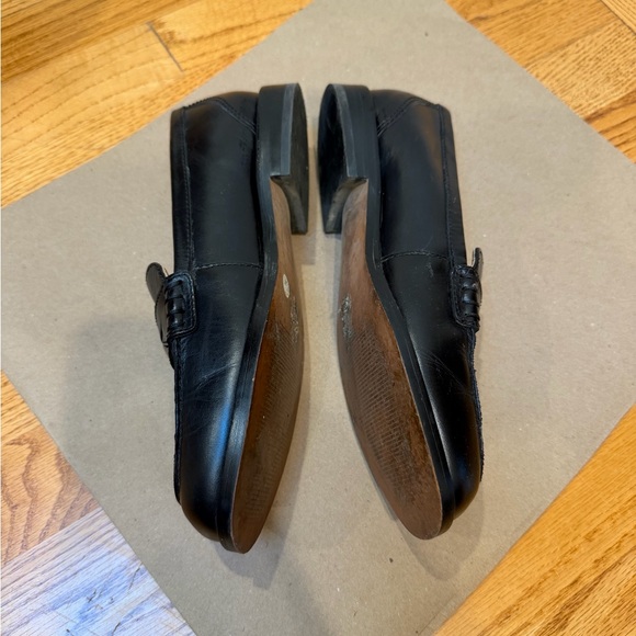 Madewell Black Leather Loafers - Picture 2 of 5